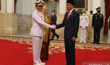 Presiden Minta KSAL Muhammad Ali Jaga Kedaulatan Indonesia
