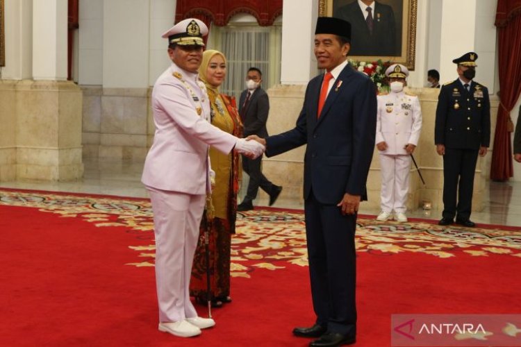 Presiden Minta KSAL Muhammad Ali Jaga Kedaulatan Indonesia