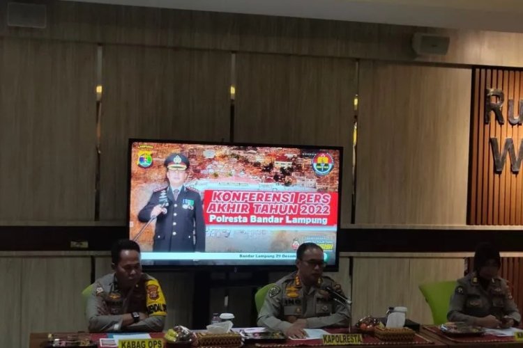 2022, Kriminalitas di Bandar Lampung Naik Dibanding tahun 2021