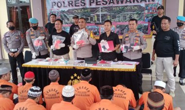 Tindak Kejahatan di Pesawaran  Tahun 2022, Naik 21,55 Persen
