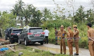 Bupati Agus Istiqlal Tinjau Kantor Persiapan Polres Pesibar