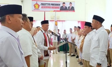 Mirza Djausal Kukuhkan  Ketua Gerindra Lamsel