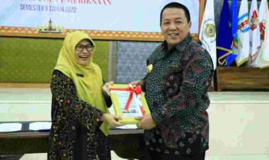 Gubernur Terima LHP BPK  Semester II Tahun 2022
