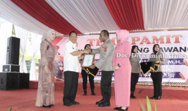 Pj. Bupati Tuba Hadiri  Pisah Sambut Kapolres