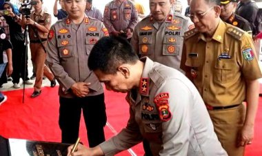 Kapolda Resmikan  Mako Polres Pringsewu   
