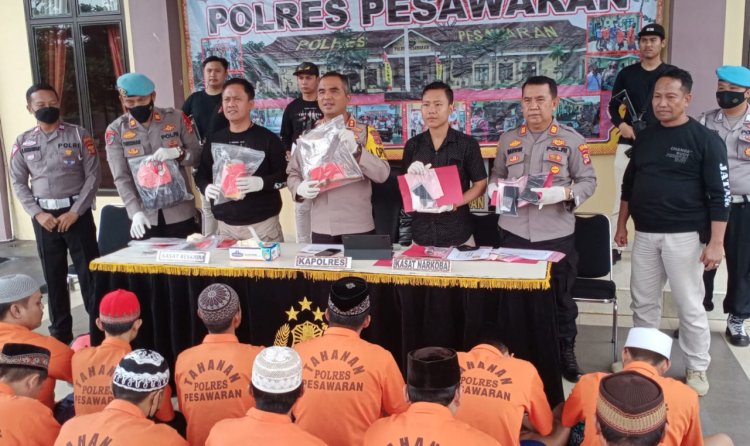 Tindak Kejahatan di Pesawaran  Tahun 2022, Naik 21,55 Persen