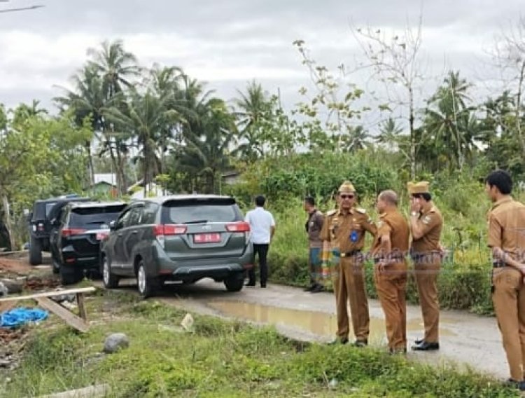 Bupati Agus Istiqlal Tinjau Kantor Persiapan Polres Pesibar