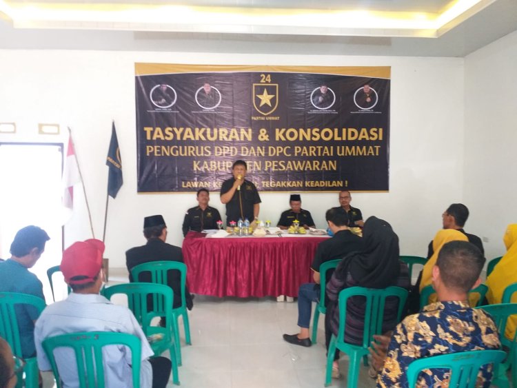 DPW Partai Ummat Konsolidasi di Pesawaran