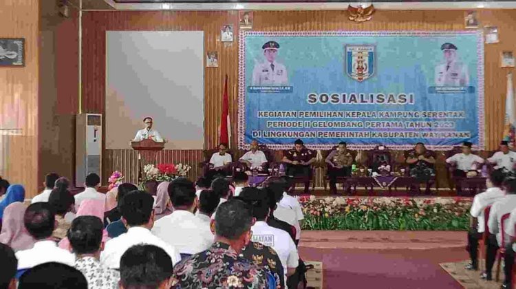 Bupati Way Kanan Buka  Sosialisasi Pilkakam Serentak