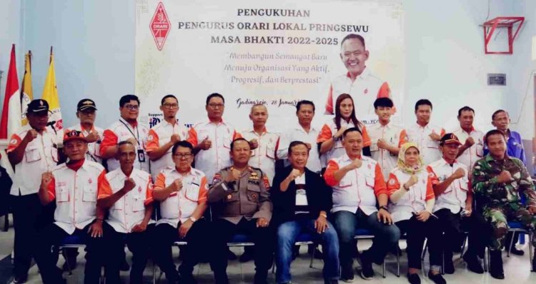 Ketua Orari Pringsewu  Kukuhkan Pengurus Baru
