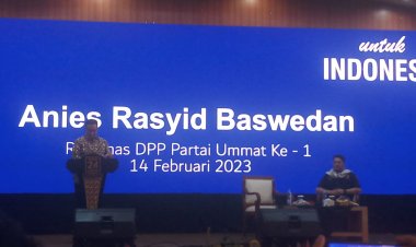 Anies Baswedan Hadiri  Rakernas I Partai Ummat