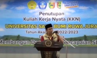 Rektor Saburai Tutup Masa KKN  Tahun 2022-2023