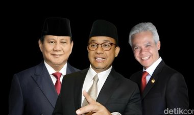 Prabowo Anggap Anies dan Ganjar  Sebagai Saudara   