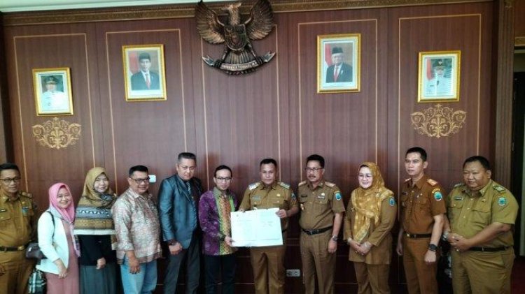 Universitas  Saburai Tandatangani Mou  dengan Lampung Selatan