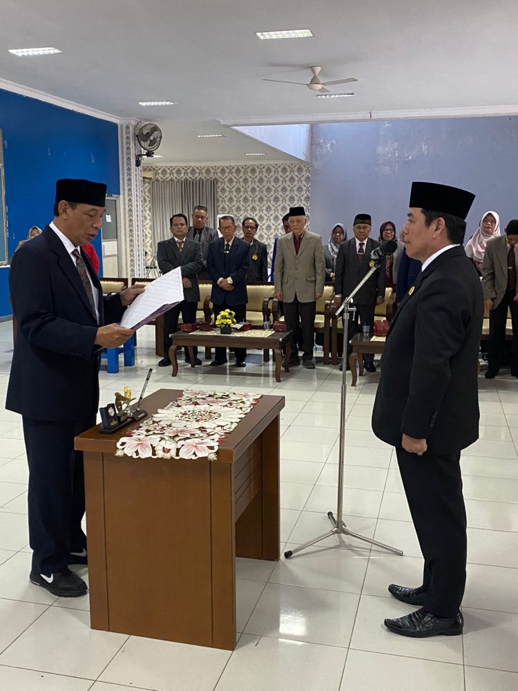 Dr. Sodirin Dilantik Jadi Rektor Universitas Saburai
