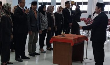 Rektor  Universitas Saburai Lantik Pejabat Struktural