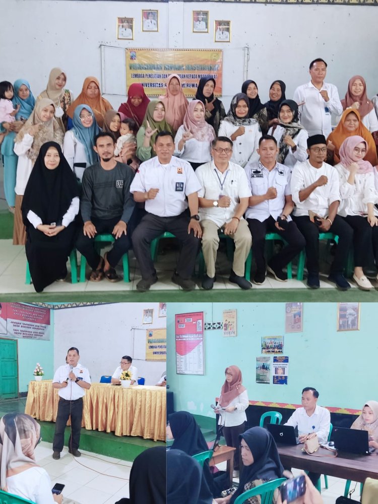 LPPM Universitas Saburai melakukan kegiatan pengabdian kepada masyarakat (PKM)di Kabupaten Lampung Selatan