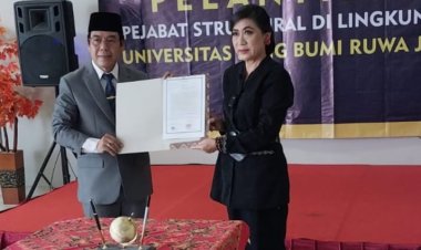 Rektor  Universitas Saburai  Lantik Kaprodi Magister Manajemen   
