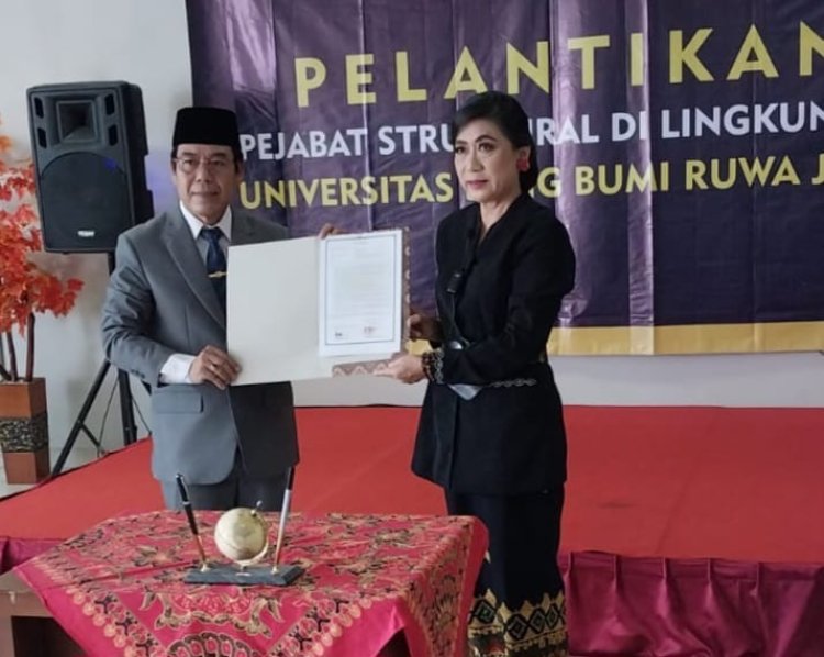 Rektor  Universitas Saburai  Lantik Kaprodi Magister Manajemen   