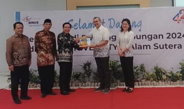 Rektor Universitas Saburai  Kunjungi Universitas Bina Nusantara