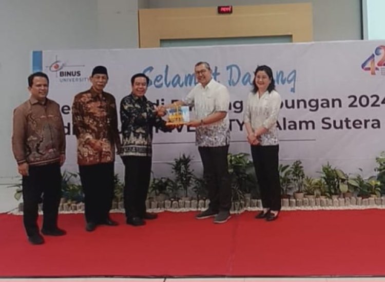Rektor Universitas Saburai  Kunjungi Universitas Bina Nusantara