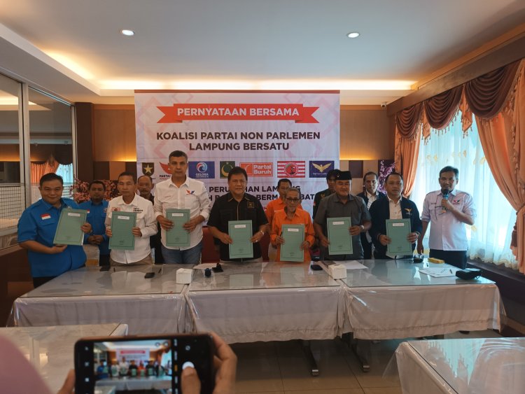 Koalisi Partai Non Parlemen Lampung  Belum Putuskan Arah Dukungan