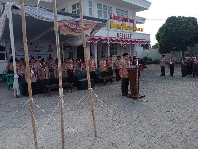 Mabigus Pramuka  Universitas Saburai Dikukuhkan