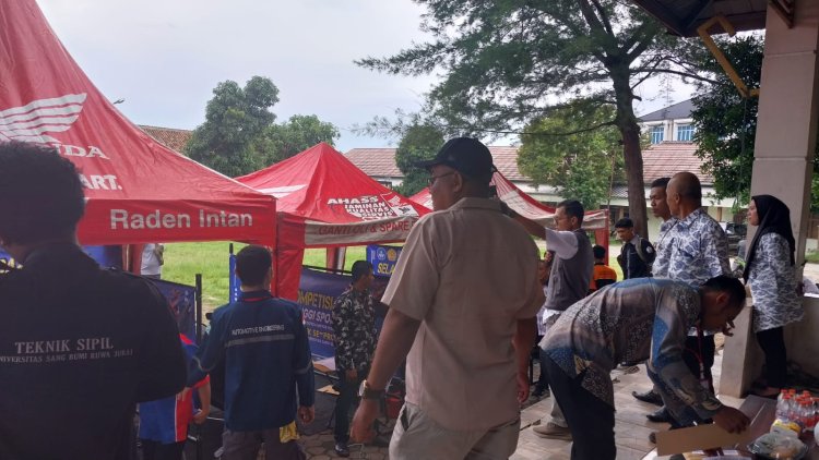 FT Universitas Saburai  Adakan Lomba Servis Motor