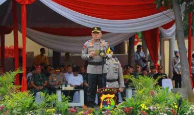 Gelar Apel Operasi Ketupat Krakatau 2025 : Polda Lampung Siap Amankan Arus Mudik