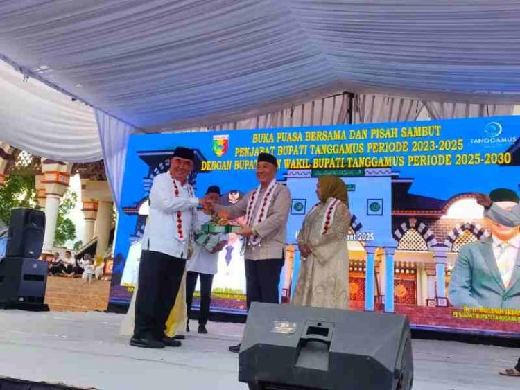 Pemkab Tanggamus Gelar Buka Puasa Bersama, Pisah Sambut Pj Bupati 2023-2025 dengan Bupati dan Wabup Tanggamus 2025-2030