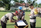 Polres Tulang Bawang Gelar Upacara Sertijab Satu Kasat dan Satu Kapolsek, Berikut Daftar Namanya