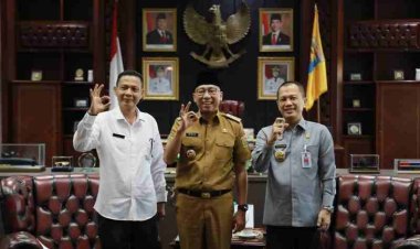 Gubernur Mirza Terima Kunker Kanwil Hukum dan Kanwil HAM Pasca Perubahan Nomenklatur