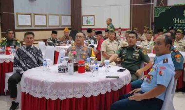 Kapolda Lampung Hadiri Halal Bihalal Presiden RI Dengan Purnawirawan TNI-Polri