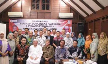 MoU Bersejarah! Kampus di Lampung Buka Pintu untuk Pejuang Muda Palestina Enyam Pendidikan