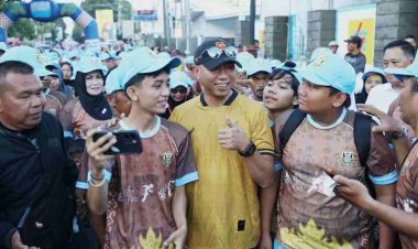 Gubernur Hadiri Senam dan Jalan Sehat Disabilitas di HUT ke-343 Bandar Lampung
