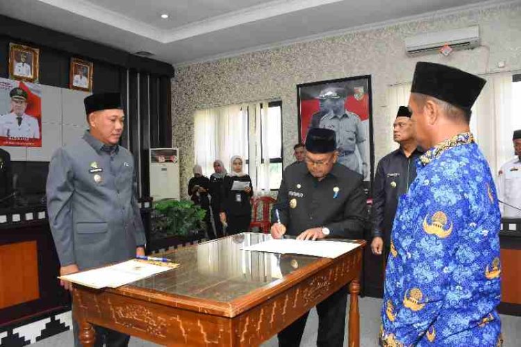 Wabup Tubaba Lantik 12 Pejabat Fungsional