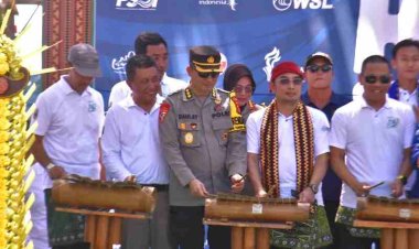 World Surfing League (WSL) Krui Pro 2025 Resmi Di Buka, Polda Lampung Siap Mengamankan