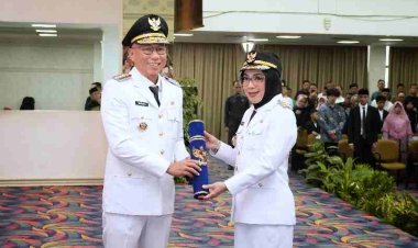 Pelantikan Bupati Way Kanan, Ayu Asalasiyah Diambil Sumpah oleh Gubernur Lampung