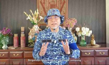 Menteri Koordinator Bidang Pangan RI Sampaikan Ucapan Dirgahayu Bhayangkara ke-79 untuk Polda Lampung