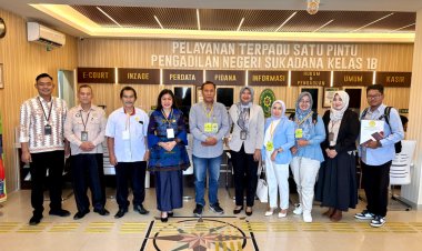 Tim Promosi Universitas Saburai Jajaki Kerja Sama dan Promosi PMB di Pengadilan Negeri Sukadana