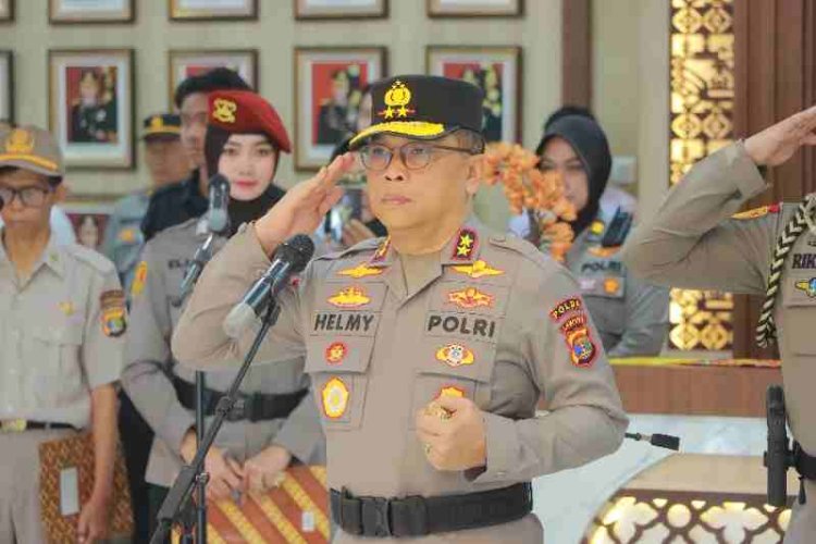 Kapolda Lampung Pimpin Upacara Pemuliaan Nilai-nilai Tribrata Peringati HUT ke-79 Bhayangkara