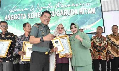 Danrem 043/Gatam Beri Penghormatan Setinggi-tingginya kepada 37 Purnawirawan