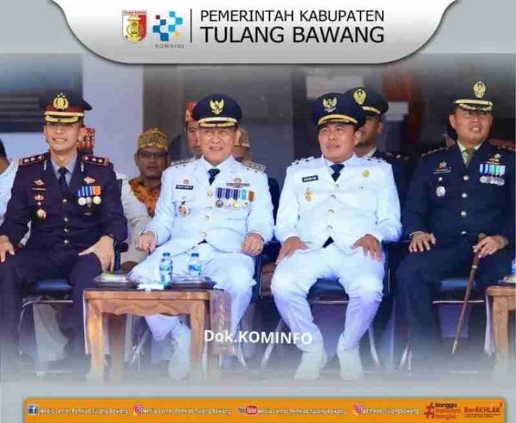 Pemkab Tulang Bawang Kokohkan Komitmen Indonesia Emas 2045 Lewat Upacara Kemerdekaan AdminSumpostBy AdminSumpost17 Agustus 2025 2:00 PM Bagikan: