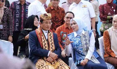 Ketua TP. PKK Provinsi Lampung Dampingi Menag dan Ketua Kadin Resmikan SPPG MusiRaya Rajabasa