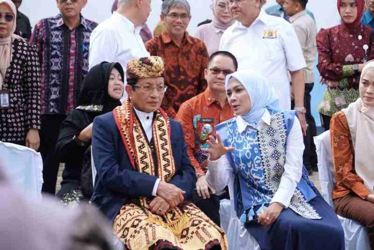 Ketua TP. PKK Provinsi Lampung Dampingi Menag dan Ketua Kadin Resmikan SPPG MusiRaya Rajabasa