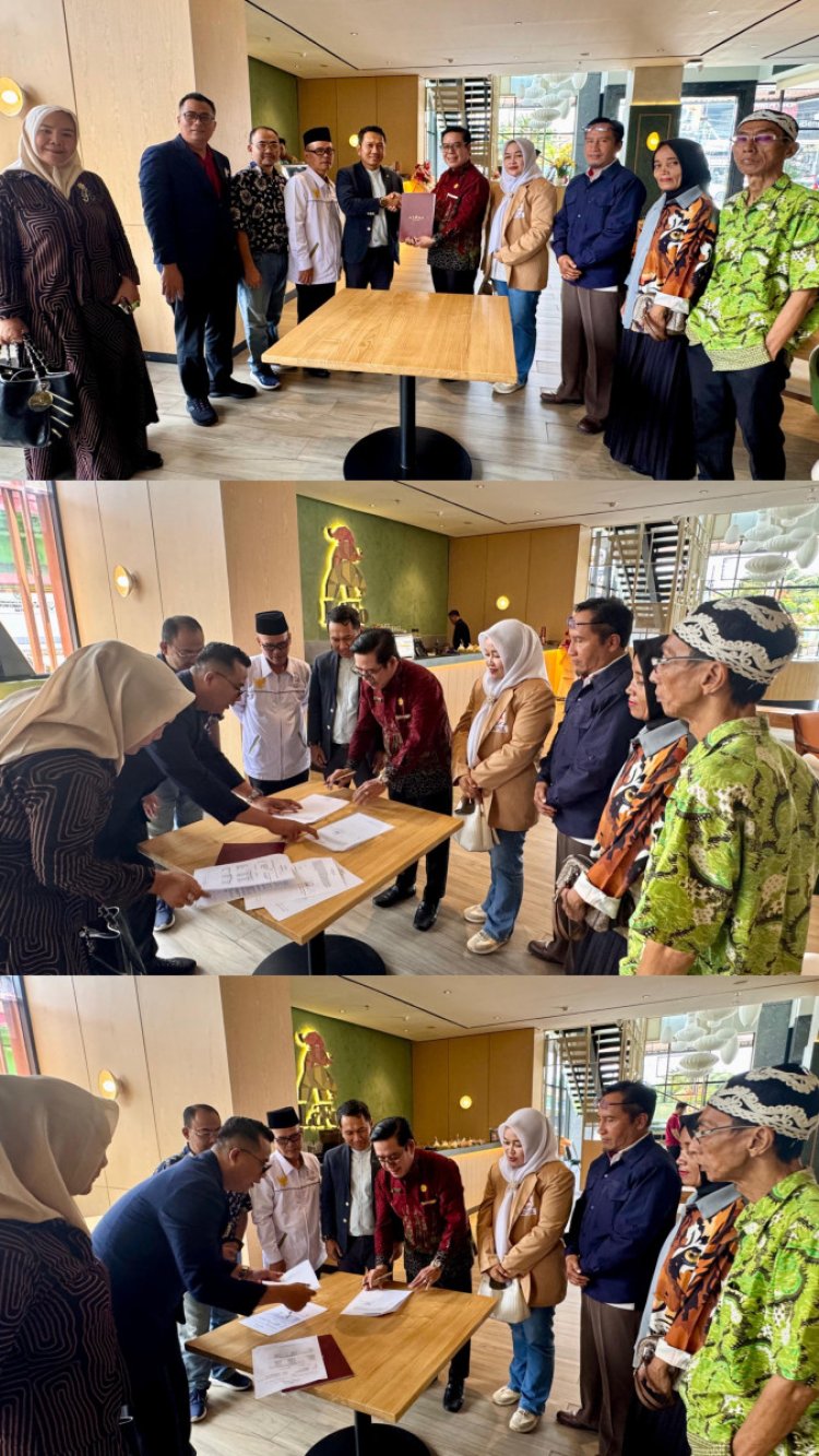 Universitas Saburai Bersama MCMI, KSMI, dan PDDI Lampung Teken MoU dengan Hotel Azana