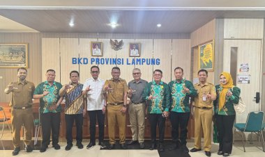 Universitas Saburai Jalin Silaturahmi dengan Kepala BKD Lampung, Bahas Draf PKS untuk Penguatan Kerja Sama