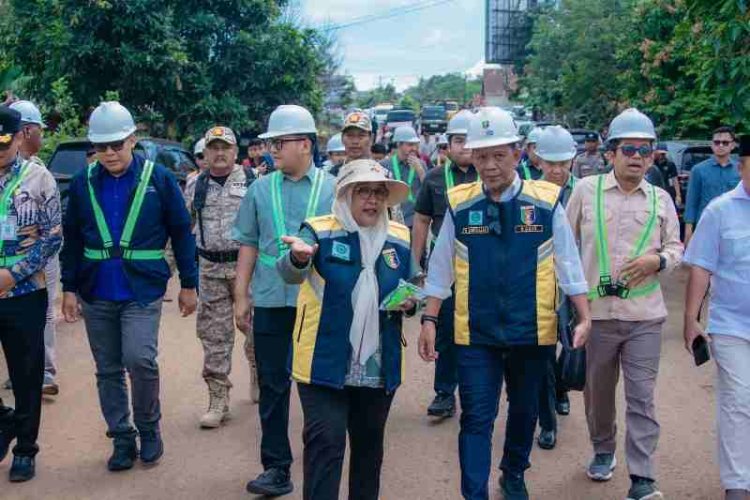 Pemprov Lampung Lakukan Groundbreaking Perbaikan di Ruas Jalan Jabung-SP Labuhan Maringgai