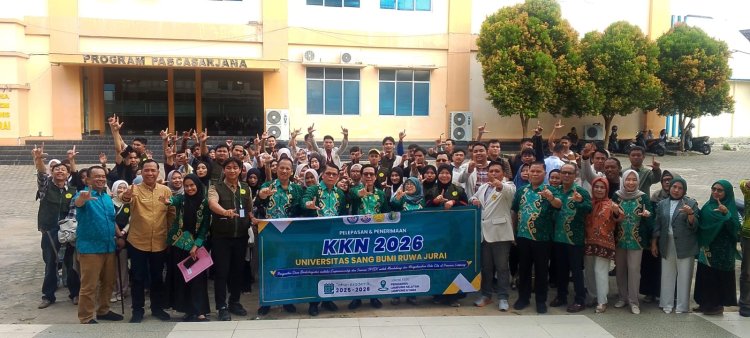 Rektor Universitas Saburai Lepas 191 Mahasiswa Ikuti KKN