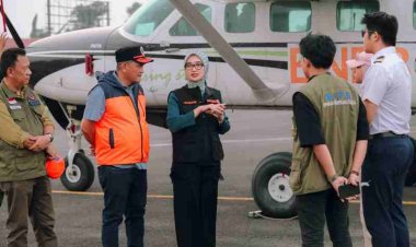 Pastikan Percepatan Penanganan Karhutla, Wagub Jihan Pantau Perkembangan Pelaksanaan Operasi Modifikasi Cuaca